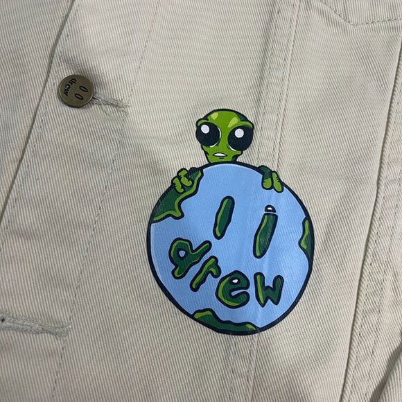 Drew House Secret Embroidery Denim Jacket - Picture 5 of 11